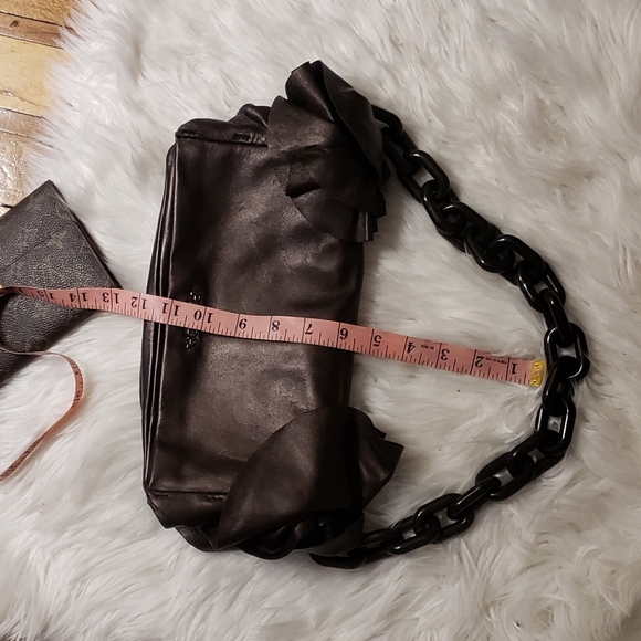 PRADA Small Ruffle Sides Handbag - Picture 13 of 13